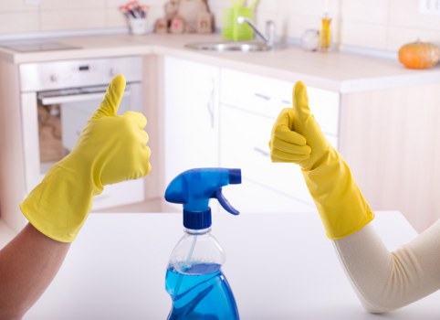 Team training for cleaning safety and equipment handling