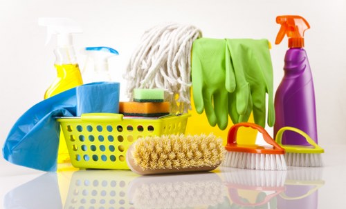 Post construction cleaning in a Fulham property with dust removal