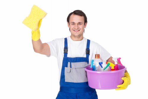Bathroom cleaning with attention to taps, mirrors, and tiles in Fulham