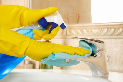 End of tenancy cleaning in Fulham for a bright apartment