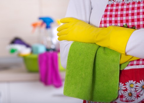 Detailed builders cleaning services in Fulham kitchen and living space
