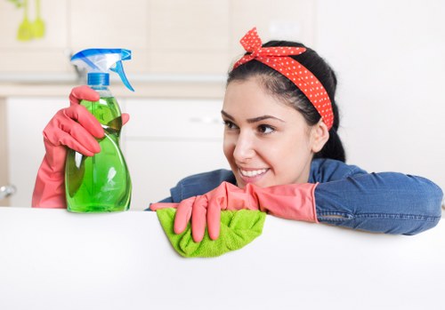 Clean polished hard flooring after professional cleaning in Fulham