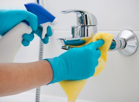 A structured review process for a cleaning service complaint
